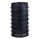 8Pcs DIY Round Perforated Cake Mold Cutter Mousse Circle Ring Tart Mold