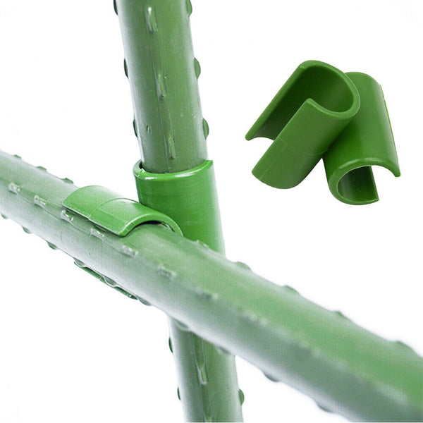 20mm Plant Trellis Connector Clip for Fixed Climbing Plants-20Pcs