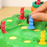 Rabbit Trap Game Toy Set Cross Country Race Board Game Early Education Toy