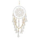 Hand Woven Macrame Dream Catcher Wall Hanging Ornament Home Bedroom Decor with Tassels