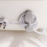 Self Adhesive Cable Clips Holder Cord Management Organizer Kitchen Appliances Wire Storage Clip -Grey