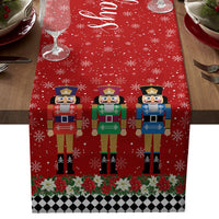 Christmas Nutcracker Soldier Table Runner Home Decor-Style 1