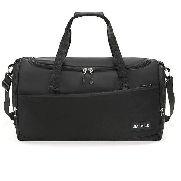 Travel Duffel Bags Portable Luggage Gym Bag-Black