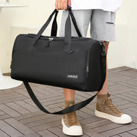 Travel Duffel Bags Portable Luggage Gym Bag-Black