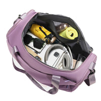 Travel Duffel Bags Portable Luggage Gym Bag-Purple