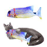 30cm Floppy Fish Cat Toy Realistic 3D Tail Wagging Fish Toy USB Rechargeable Cat Chew Toy -Style 4