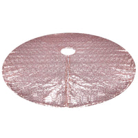 Sequin Christmas Tree Skirt Christmas Tree Decorations Xmas Home Decor -Rose Gold