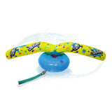 PVC Rotating Sprinkler Inflatable Sprinkler Toy Kids Outdoor Lawn Watering Toy