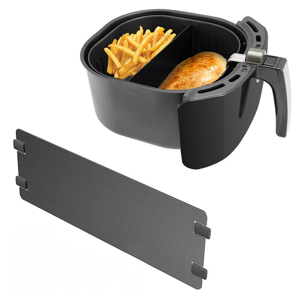 Air Fryer Basket Divider Cooking Divider Keeps Food Separated for 8in Air Fryer Basket