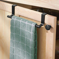 Kitchen Bathroom Stainless Steel Over Cabinet Towel Bar Holder Over Door Towel Rack