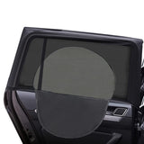 Pair of Stretchable Car Side Window Sun Shade Car Window Privacy Cover with Zipper for Cars Rear Seat