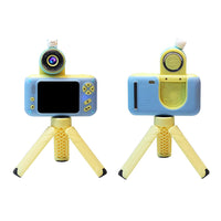 1080P Kids Selfie Flip Lens HD Compact Digital Photo and Video Camera-Blue