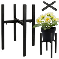 Metal Plant Stand Adjustable Flower Pot Holder Indoor Outdoor Planter Shelf L