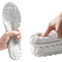 Two Pairs of 4D Shock Absorbing Pillow Insole Shoes Insole-3XL