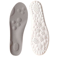 Two Pairs of 4D Shock Absorbing Pillow Insole Shoes Insole-M