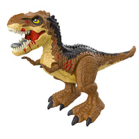 Remote Control T-rex Dinosaur Toy Realistic Tyrannosaurus Toys Gift for Kids Boys Girls-Brown