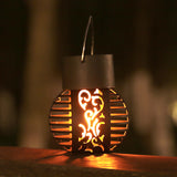 4Pcs Solar Flickering Flame Lantern Lamp Outdoor Hanging LED Lamp Decorative Lights