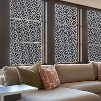 Total Blackout Frosted Window Privacy Film Static Window Cling Sticker Light Blocking Window Film-Style 2