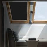 Total Blackout Frosted Window Privacy Film Static Window Cling Sticker Light Blocking Window Film-Style 4