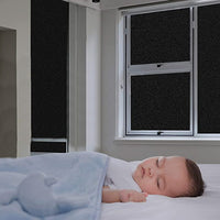 Total Blackout Frosted Window Privacy Film Static Window Cling Sticker Light Blocking Window Film-Style 4