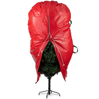 Upright Tree Storage Bag for Christmas Trees Red