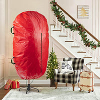 Upright Tree Storage Bag for Christmas Trees Red