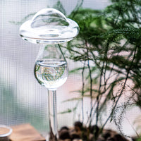 Glass Plant Self Watering Balls Flowers Water Feeder Mushroom Shape Watering Tool