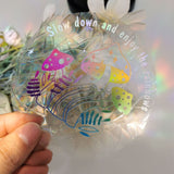 4 Pcs DIY Window Decal Sticker Sun Catcher Rainbow Makers