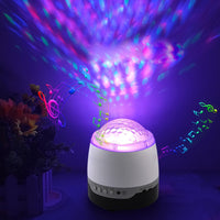 Galaxy Starry Night Lamp Star Projector Night Light Ocean Wave Sleeping White Noise Sound Machine Kids Gift