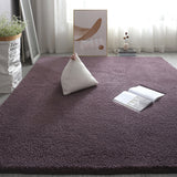 Soft Shaggy Rug Fluffy Plush Area Rug Bedroom Carpet Home Decor Purple