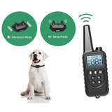 Remote Control Pet Dog Anti Bark Electric Shock Collar Dog Training Collar for 3 Dogs