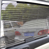 Pair of Retractable Mesh Sun Visor Car Side Window Screen Sunshade Shade Shield Curtain