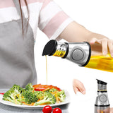 250ml Olive Oil Dispenser Bottle for Kitchen with Measurement Scale for Cooking