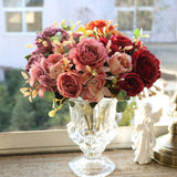 Artificial Peonies Flower Roses Flowers Silk Flowers Bouquet Decor