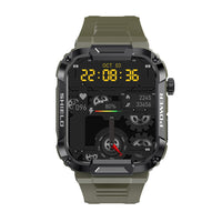 FancyGrab MK66 Smart Watch Touch Screen Sports Fitness Tracker Sleep Heart Rate Monitor Green