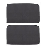 2Pcs Magnetic Car Rear Window Privacy Mesh Sun Shades Magnetic Blackout Car Window Covers Car Curtains Style 1