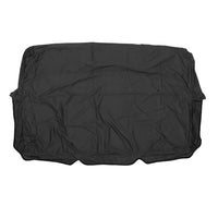 Water-resistant Replacement Swing Seat Cover Garden Yard Chair Cushion 3 Seater Black