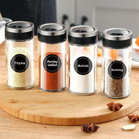 744pcs Spice Jar Label Set DIY Seasoning Storage Jar Labels Stickers Water Resistant Kitchen Labels Decals