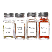 744pcs Spice Jar Label Set DIY Seasoning Storage Jar Labels Stickers Water Resistant Kitchen Labels Decals