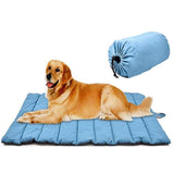 FancyGrab Camping Travel Pet Mat Portable Dog Sleeping Mat Blue