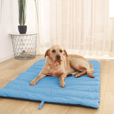 FancyGrab Camping Travel Pet Mat Portable Dog Sleeping Mat Blue