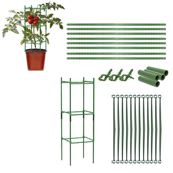 FancyGrab Indoor Plant Trellis Decorate Plant Stackable House Plant Trellis for Climbing Plants-Square Style