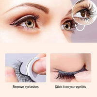 3 Pairs of Fake Eyelashes Natural Reusable Self-adhesive False Eyelashes Makeup Accessories