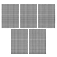 FancyGrab Set of 5Pcs 30x20cm Flower Pot Hole Mesh Pad Bonsai Pot Bottom Grid Mesh Mat