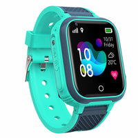 4G Kids Smart Watch Water-resistant Wifi GPS Locator Video SOS Children Phone Watch Gift Green