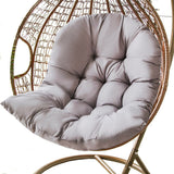 Hanging Egg Chair Cushion Sofa Swing Chair Seat Relax Cushion Padded Pad Covers Light Grey