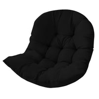 Hanging Egg Chair Cushion Sofa Swing Chair Seat Relax Cushion Padded Pad Covers Black