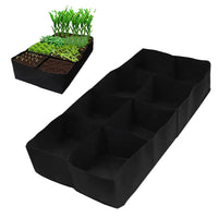 8-Grid Garden Grow Bags Seedling Bag Plant Bag for Vegetables Flowers