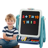 Kid Double Sided Art Easel Magnetic Drawing Board Set