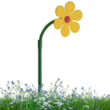 Garden Lawn Sprinklers Rotating Daisy Water Sprinkler Auto Irrigation System for Garden Yard Lawn Yellow